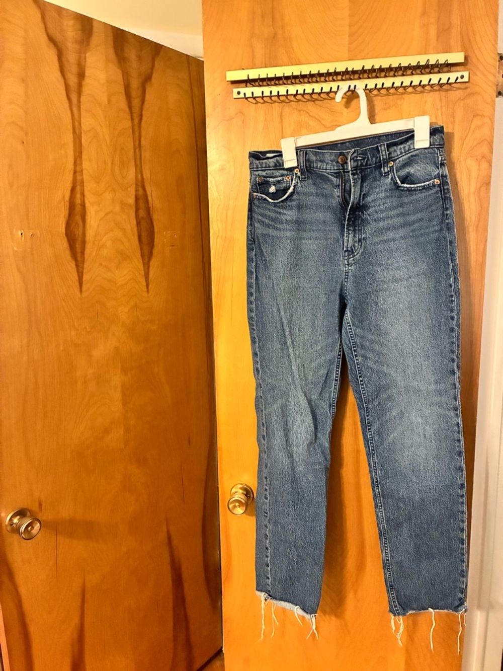 Cheeky Straight Sky High Gap Jeans